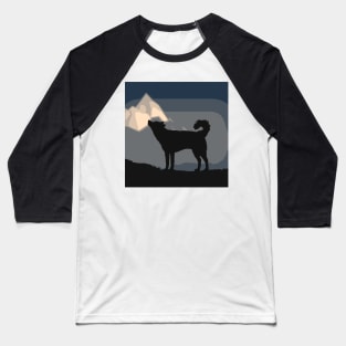 The Mountain And The Wolf Baseball T-Shirt